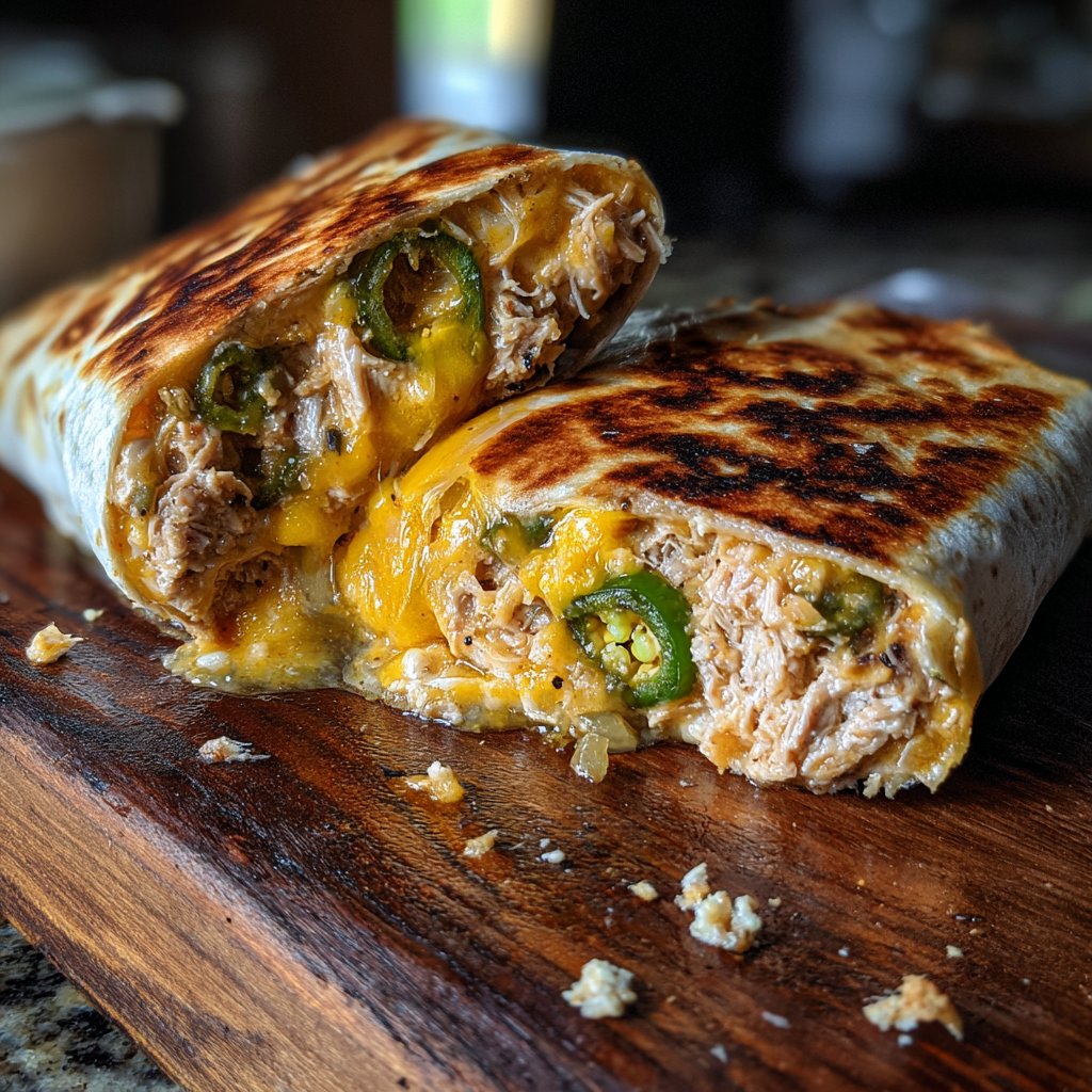 Spicy Tuna Melt Wrap
