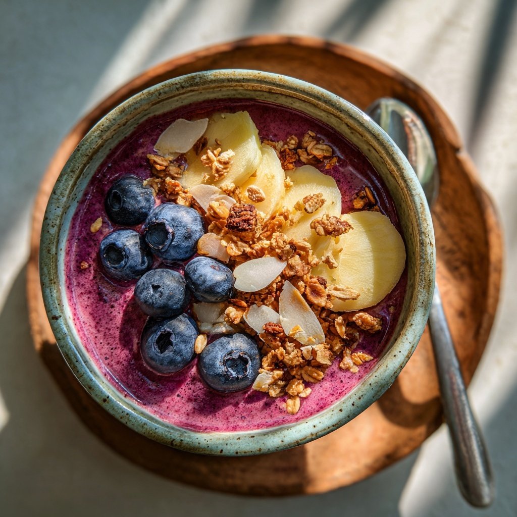 Ginger Berry Smoothie Bowl